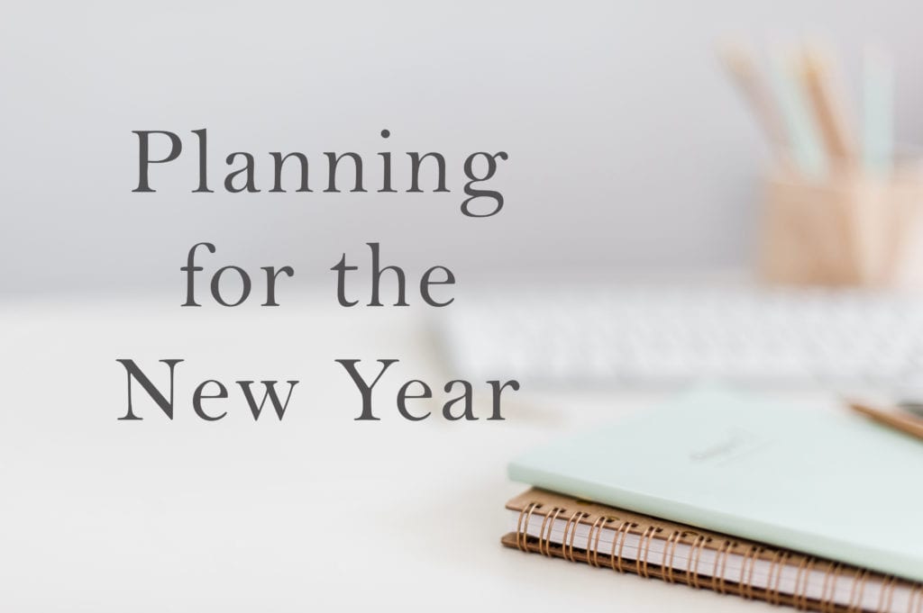 Planning for a New Year